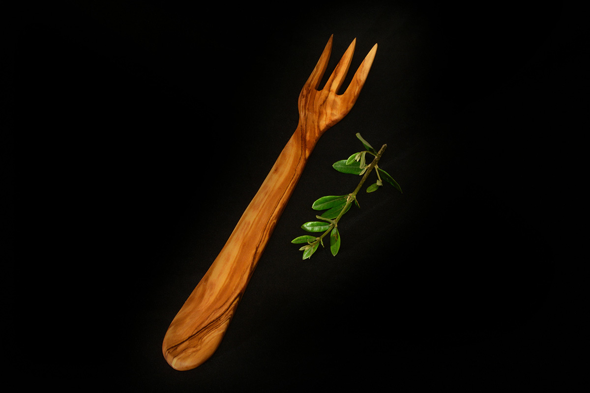 los oliveros artesania madera de olivos productos de calidad tenedor tres pinchos